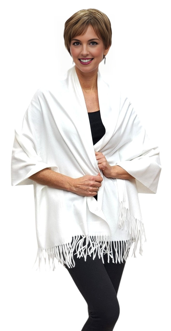 Shawl Style 338P White