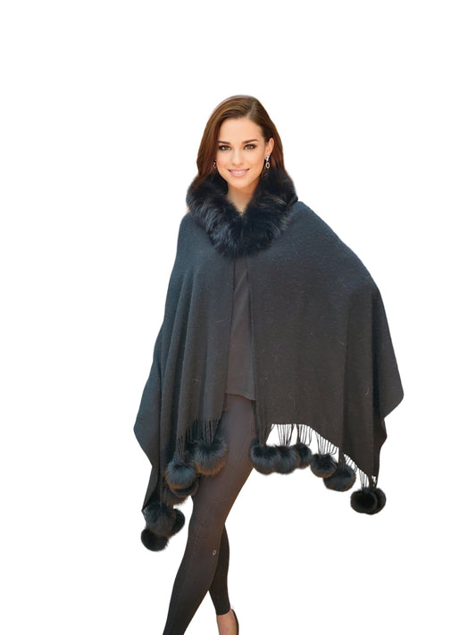 Shawl Style 338T8 Black