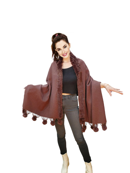 Shawl Style 4021 Brown