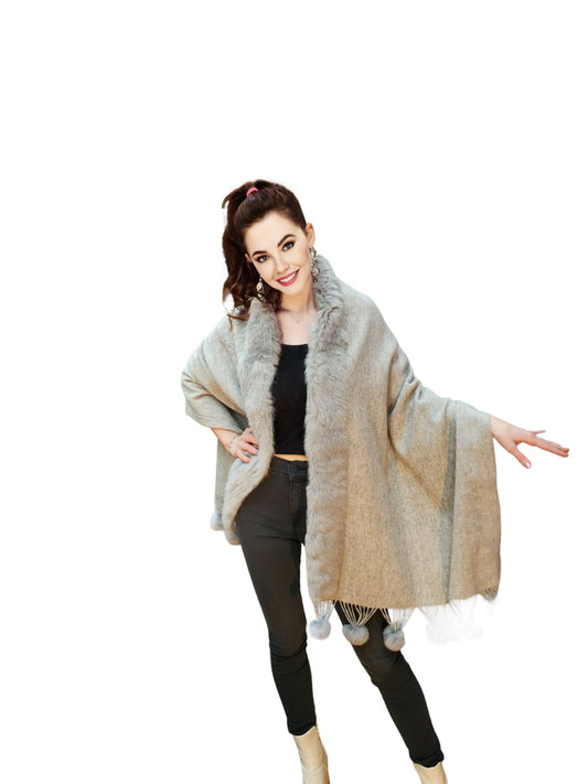 Shawl Style 4021 Gray