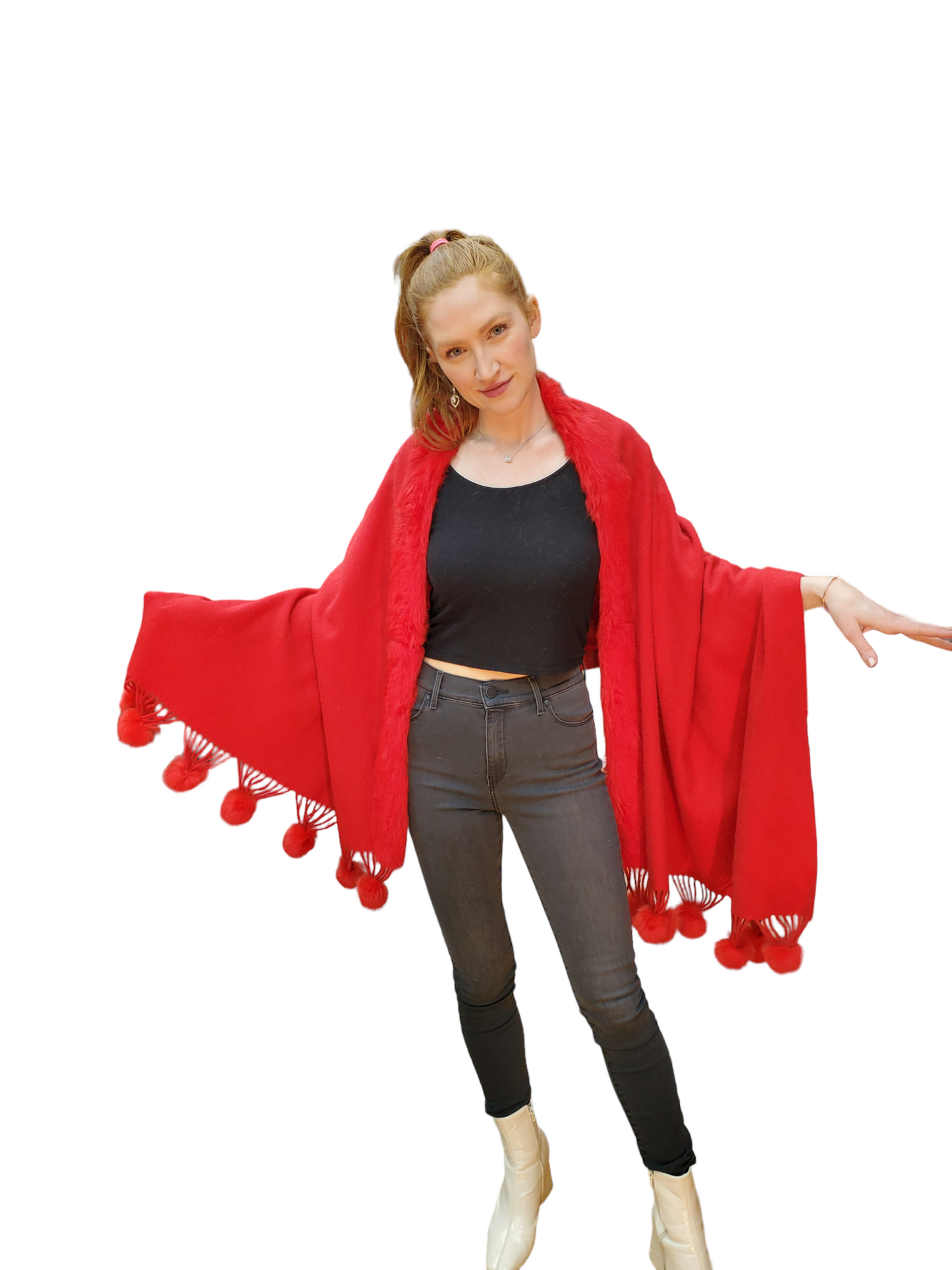 Shawl Style 4021 Red