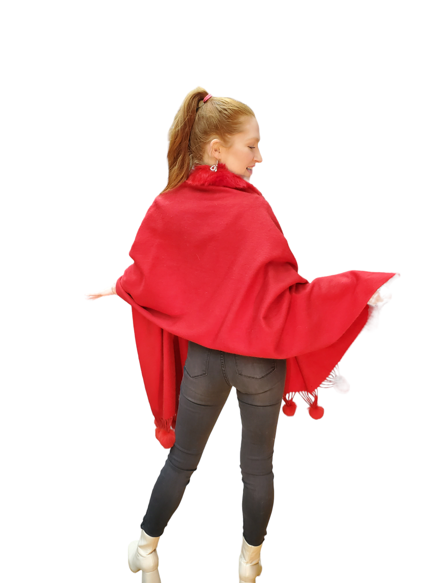 Shawl Style 4021 Red