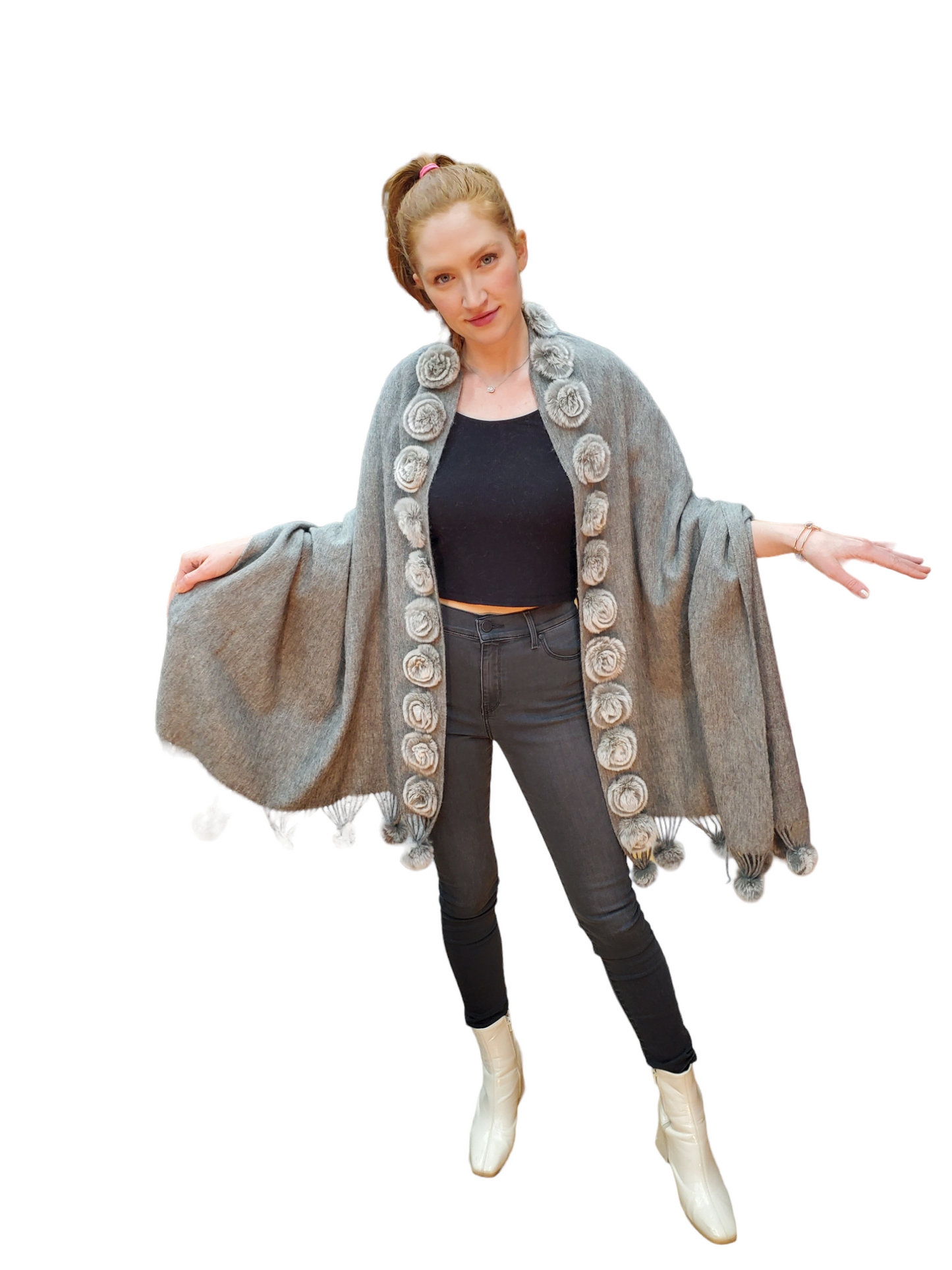 Shawl Style 4031 Gray