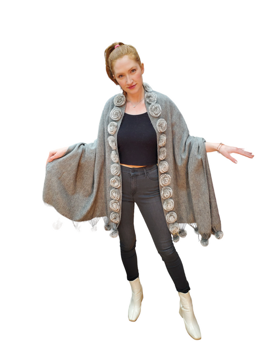 Shawl Style 4031 Gray