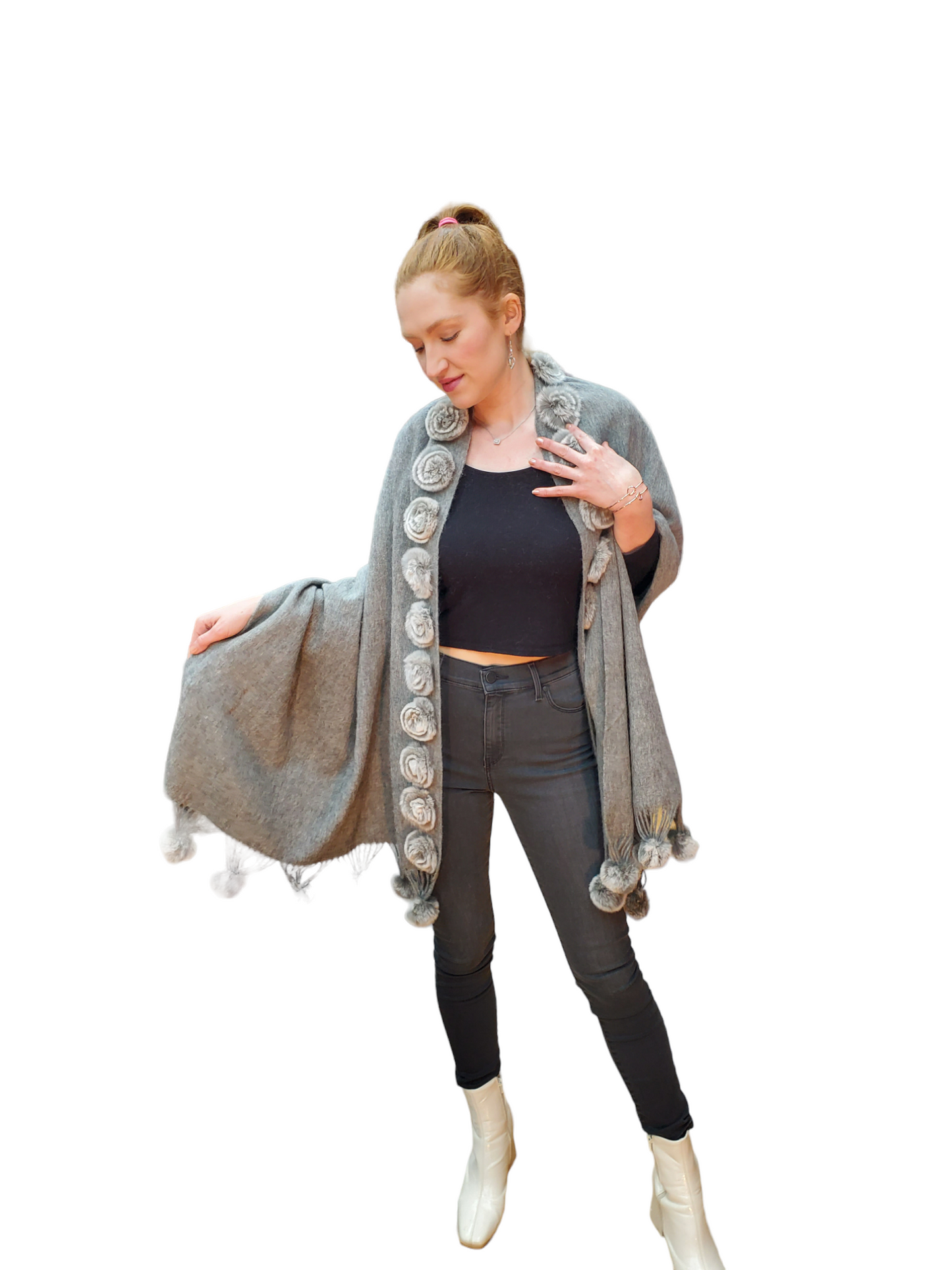 Shawl Style 4031 Gray