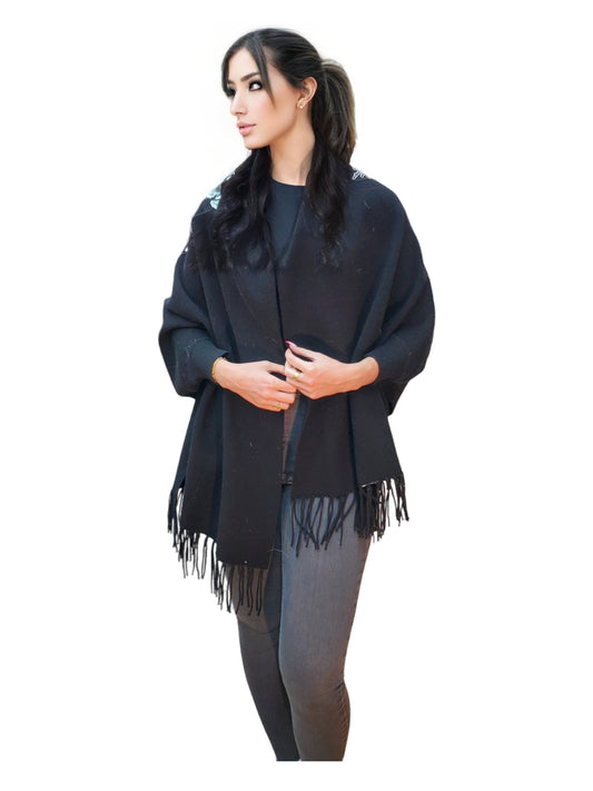 Shawl Style 508 Navy Blue