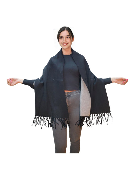 Shawl Style 803 Black Gray