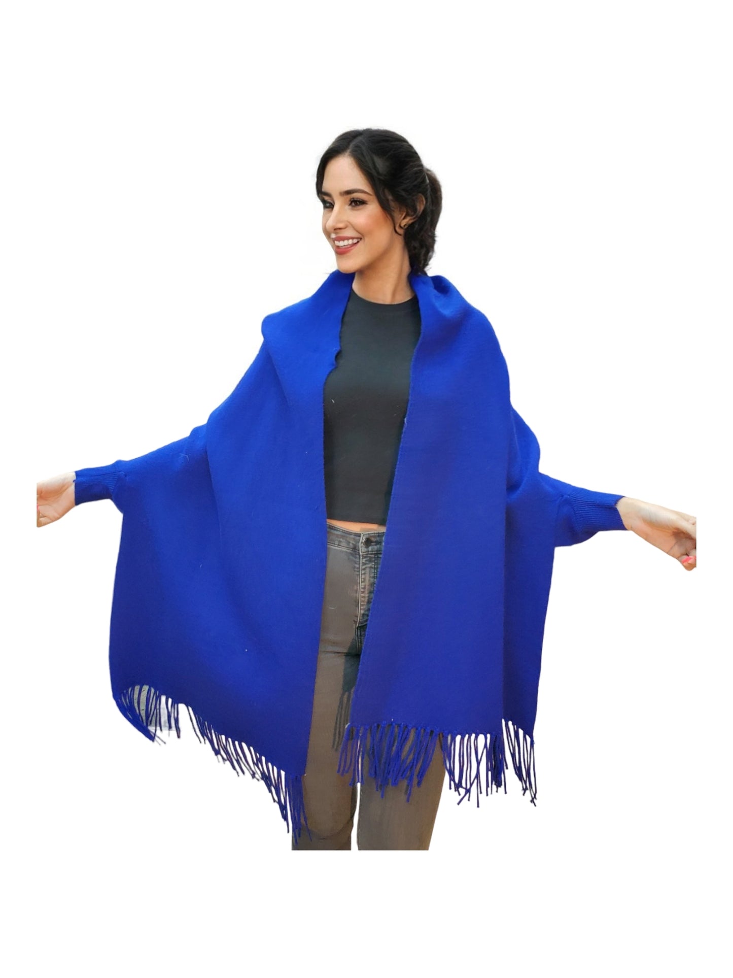 Shawl Style 803 Gray Blue