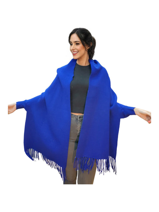 Shawl Style 803 Gray Blue