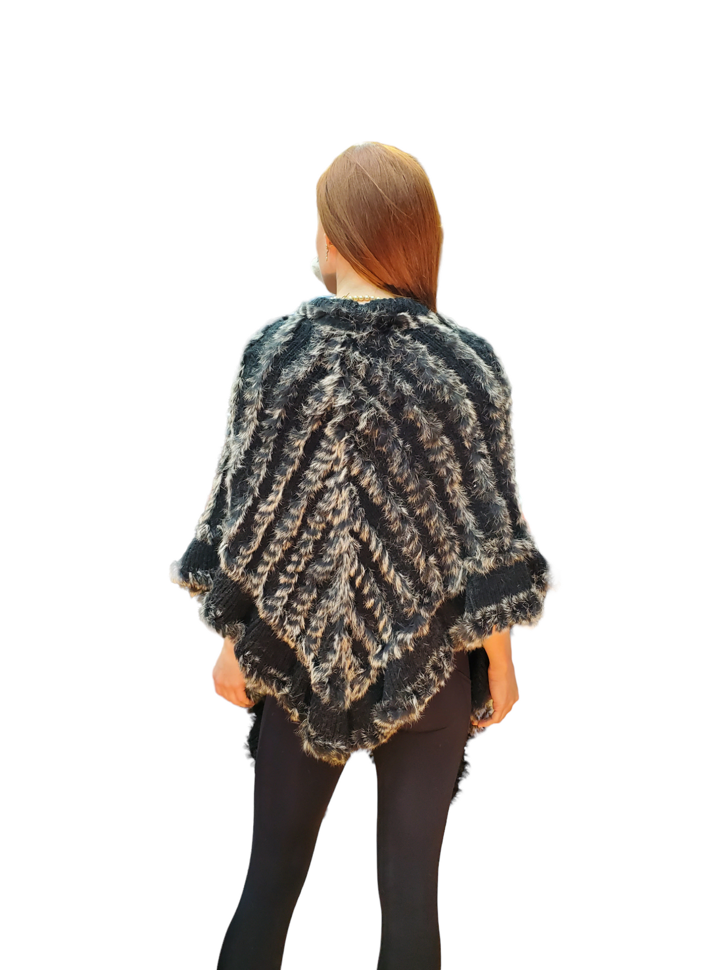 Shawl Style 806640 Black Chinchilla