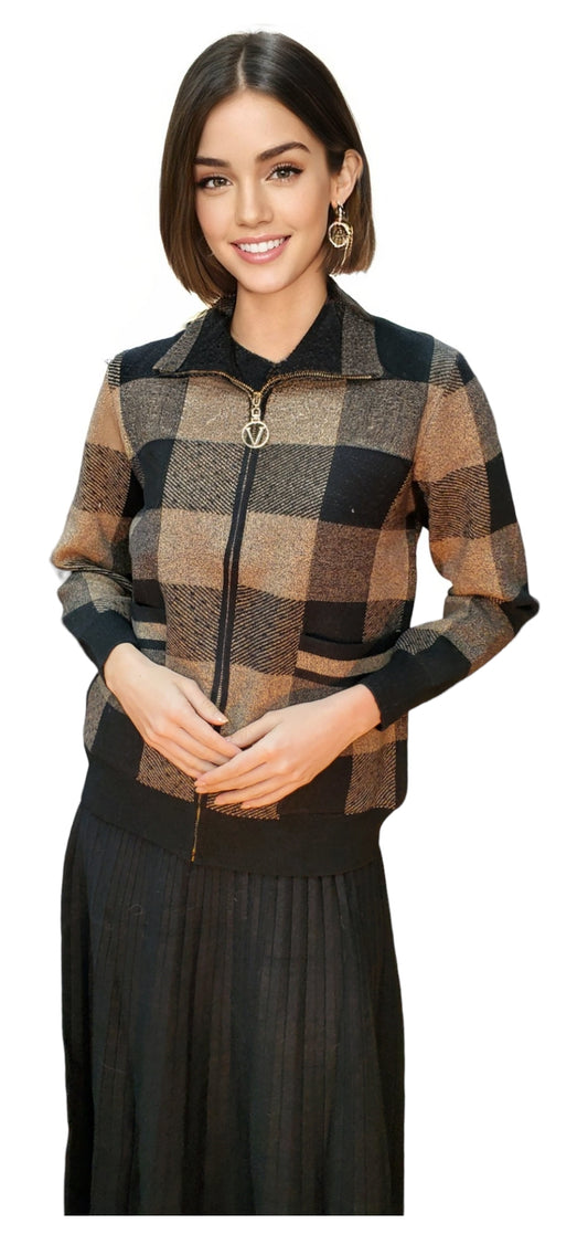 Sweater Style 815 Black Camel