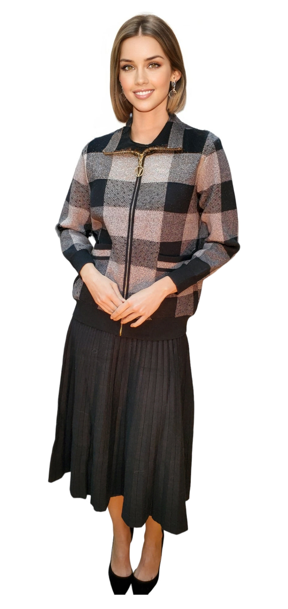 Sweater Style 815 Black Gray