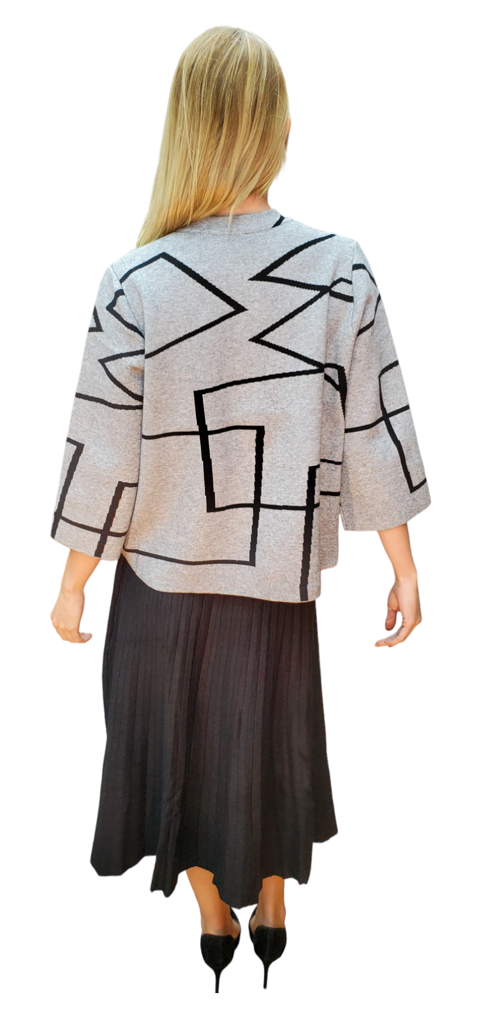 Sweater Style 892 Gray Black