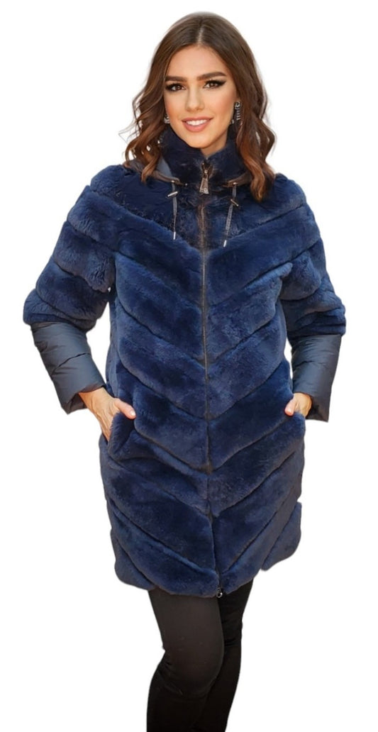 Jacket Style A17 Navy Blue