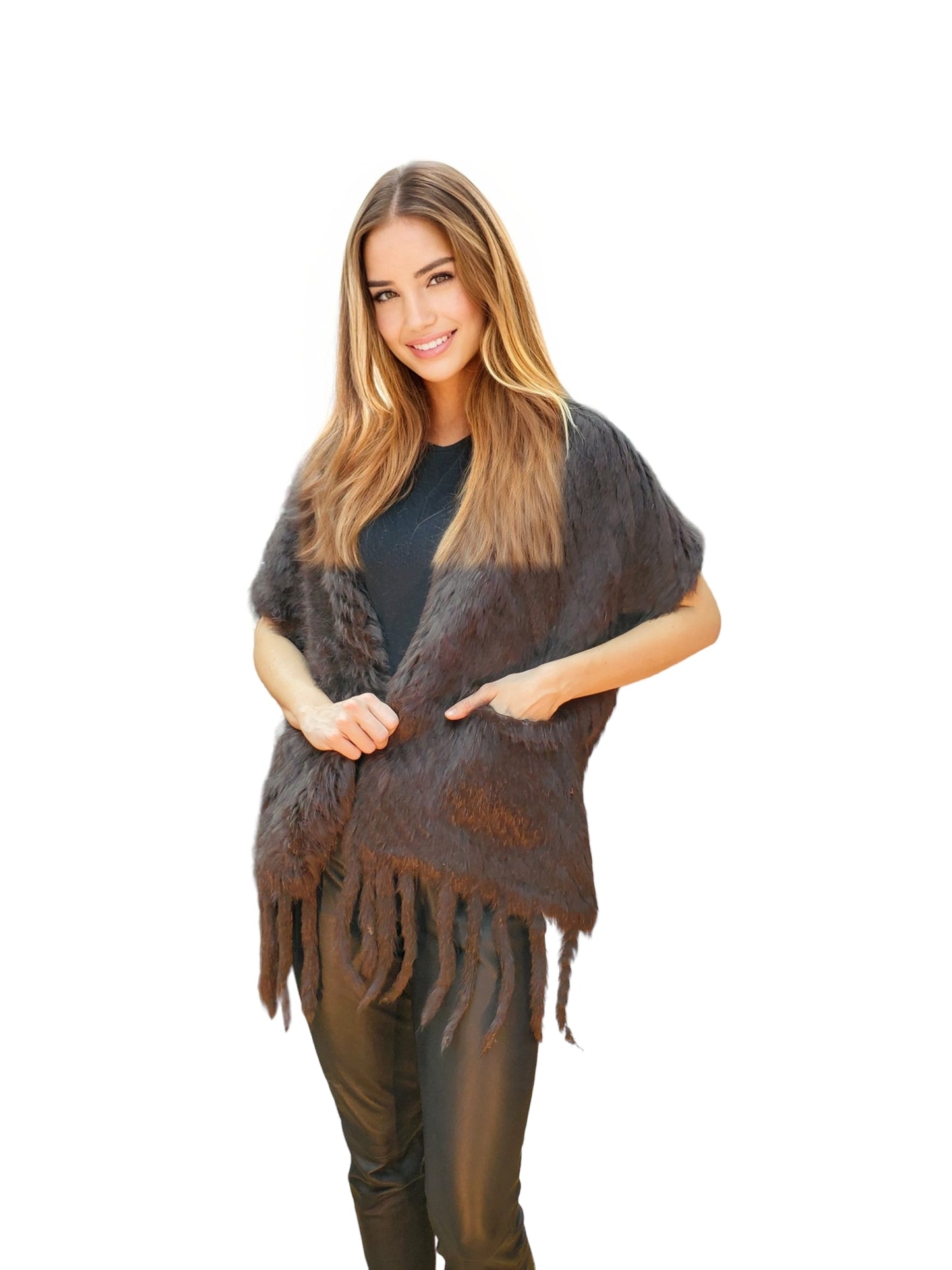 Shawl Style AK0503 Brown