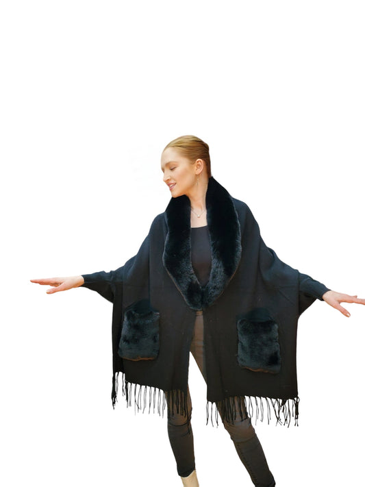 Shawl Style B103F Black