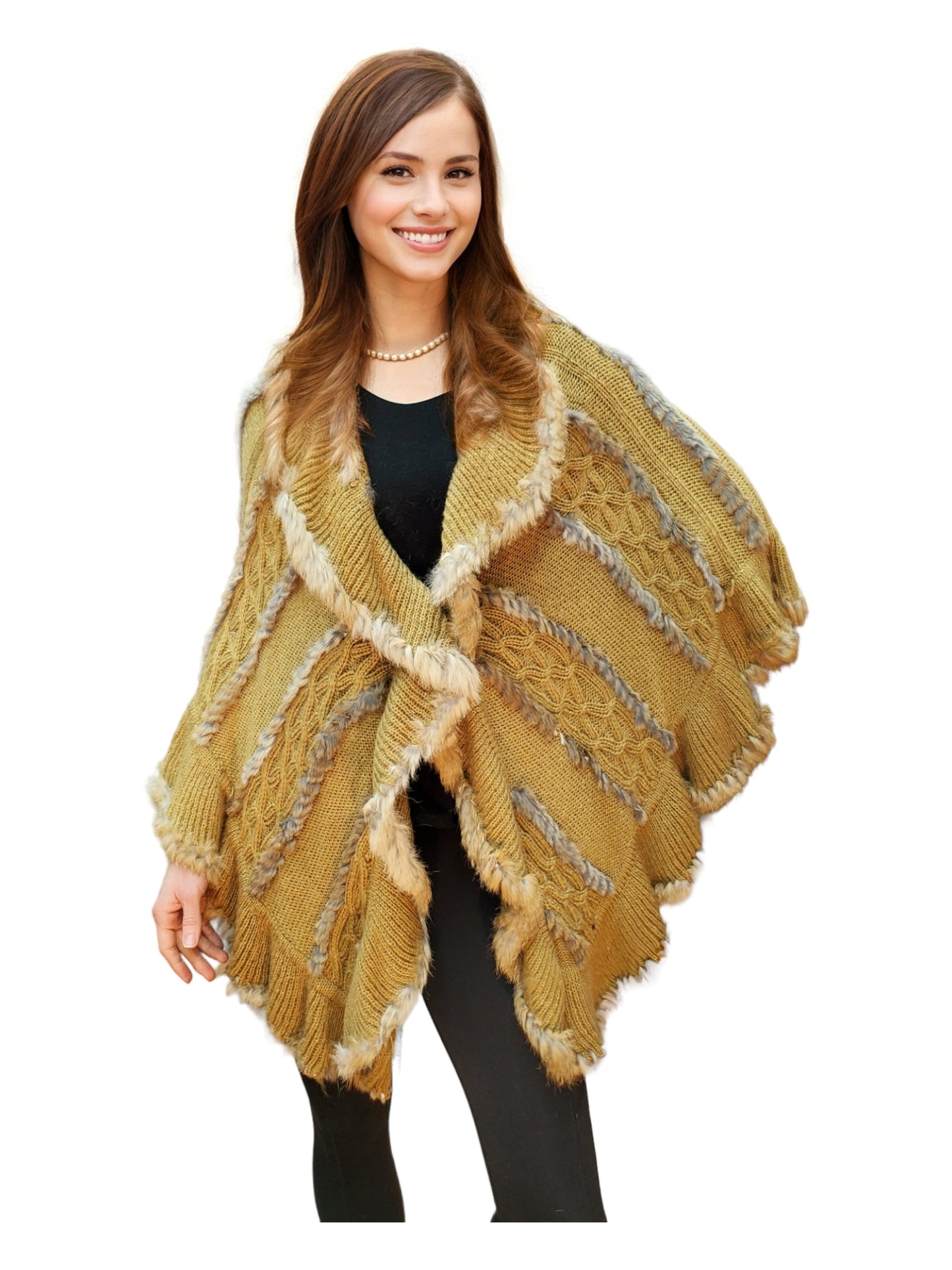 Shawl Style B209-078 Camel