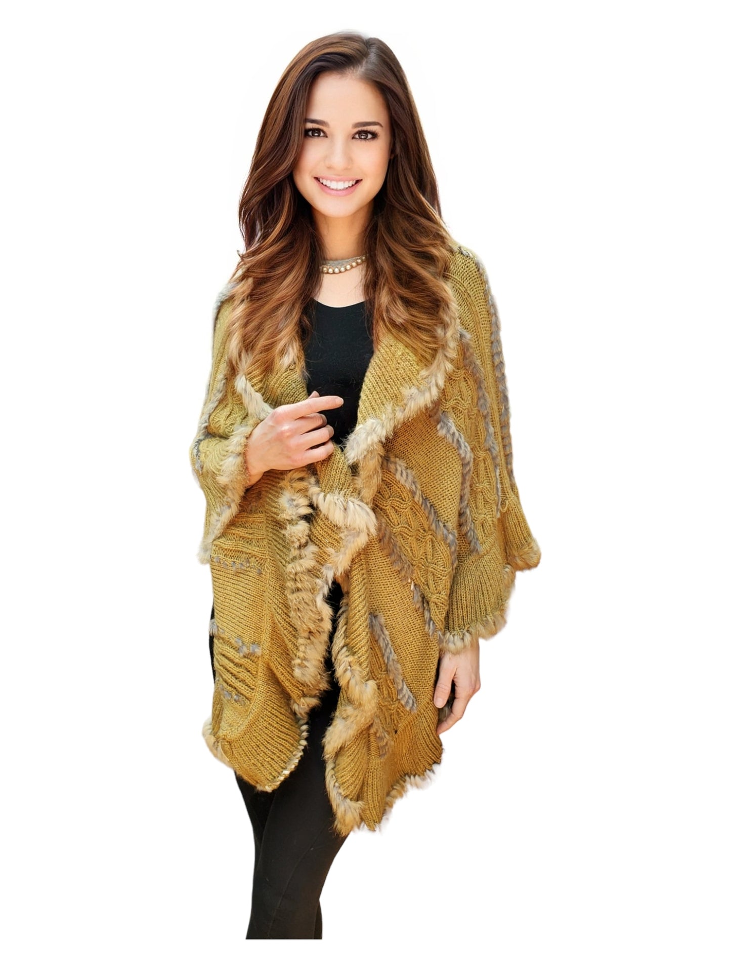 Shawl Style B209-078 Camel