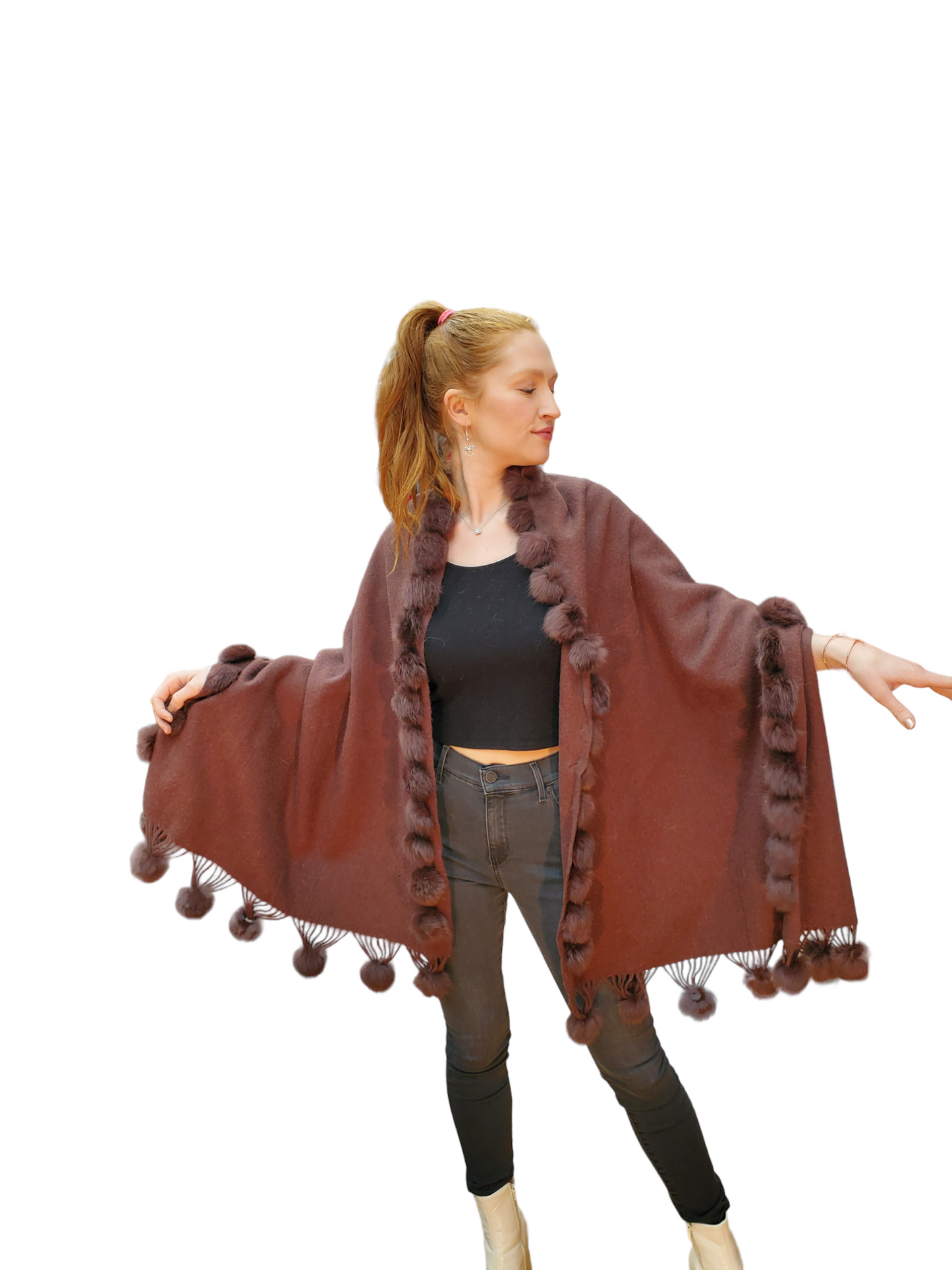 Shawl Style BN0402 Brown