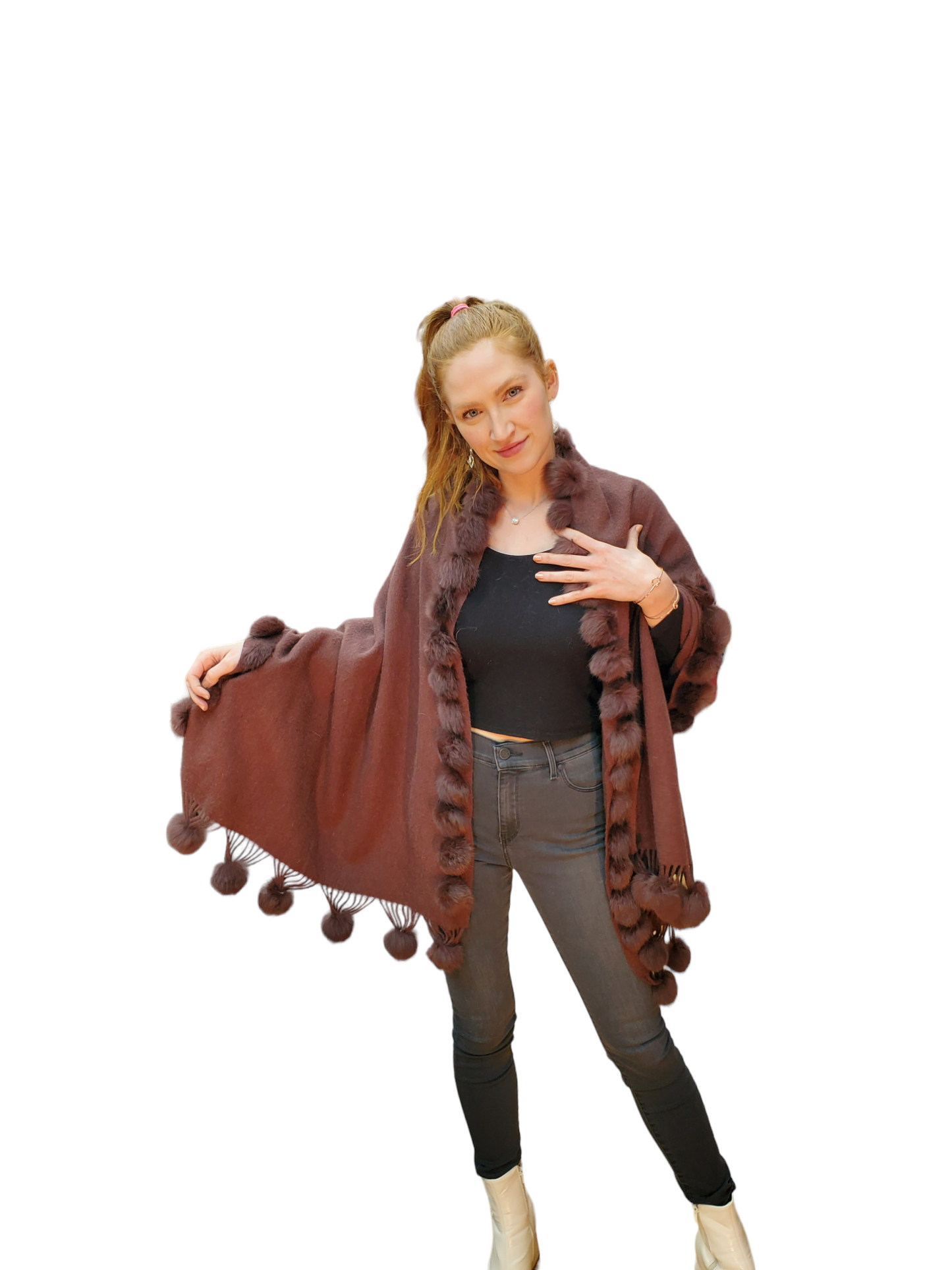 Shawl Style BN0402 Brown