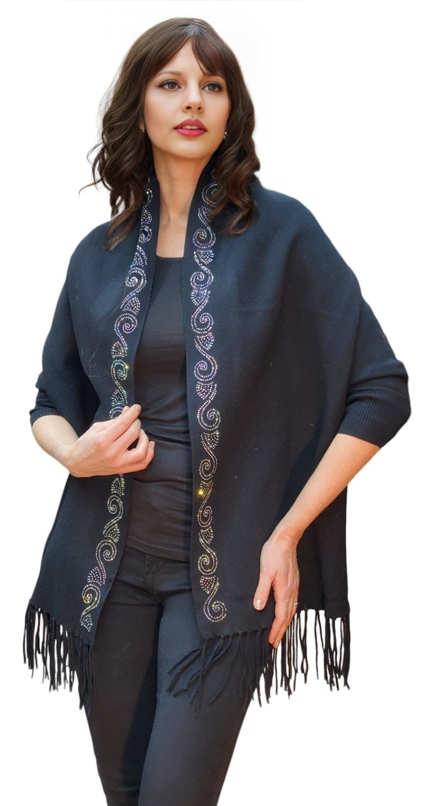 Shawl Style CH-08 Black