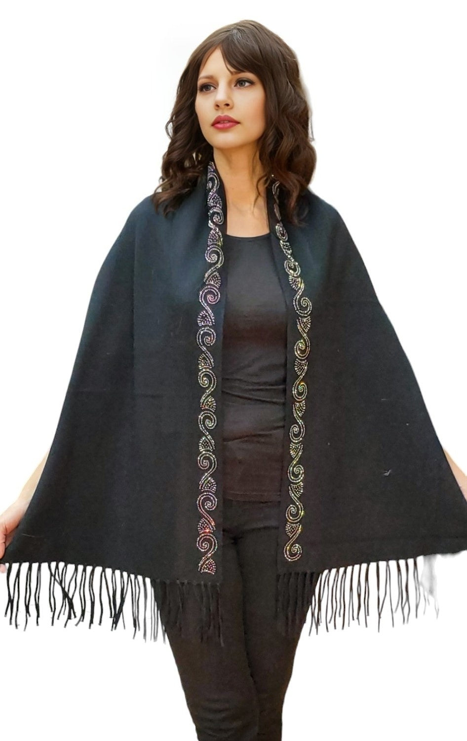 Shawl Style CH-08 Black