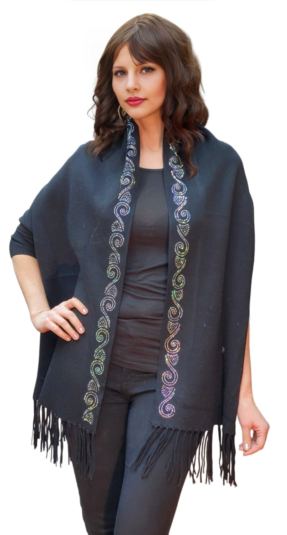 Shawl Style CH-08 Black