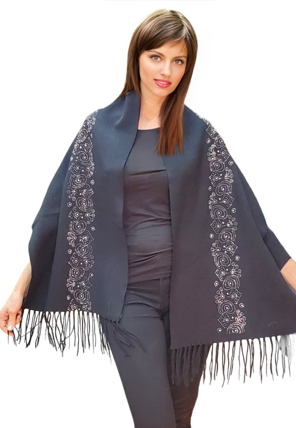 Shawl Style CH-13 Black