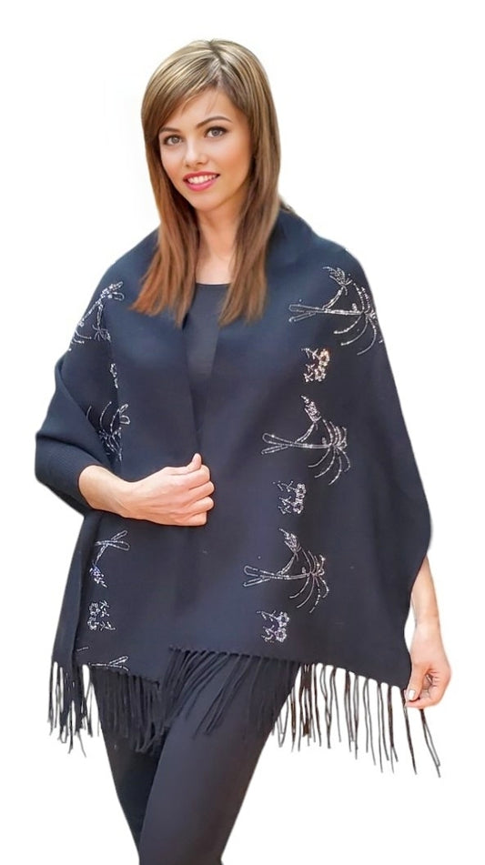 Shawl Style CH-20 Black