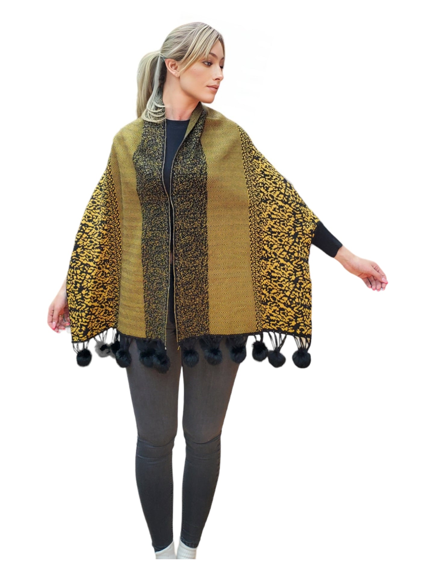 Shawl Style CL2021087 Brown