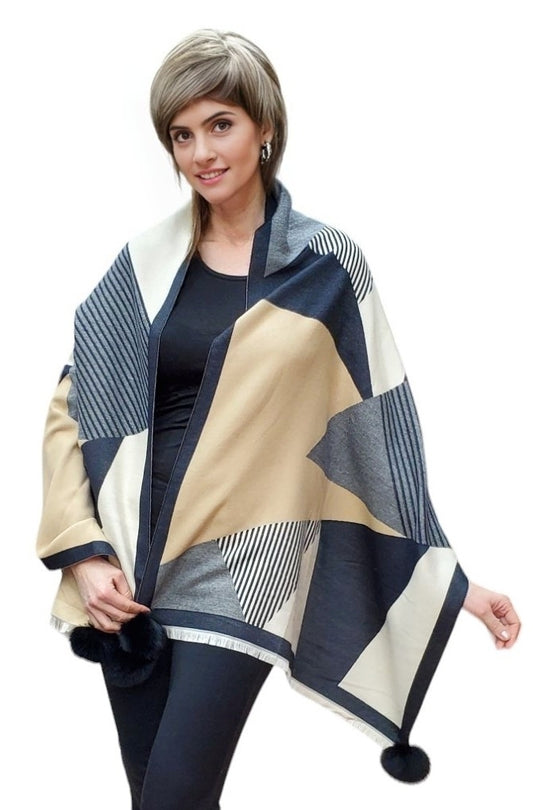 Shawl Style CLW001E As Shown