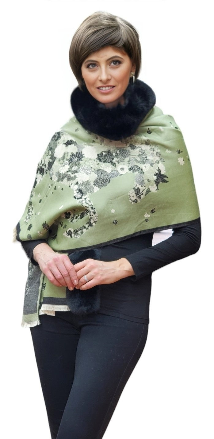 Shawl Style CLW005D Green