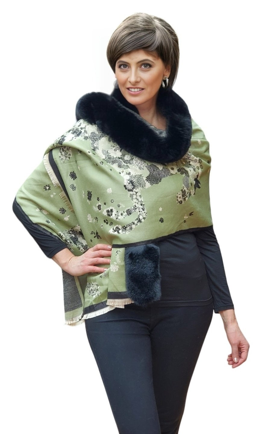 Shawl Style CLW005D Green