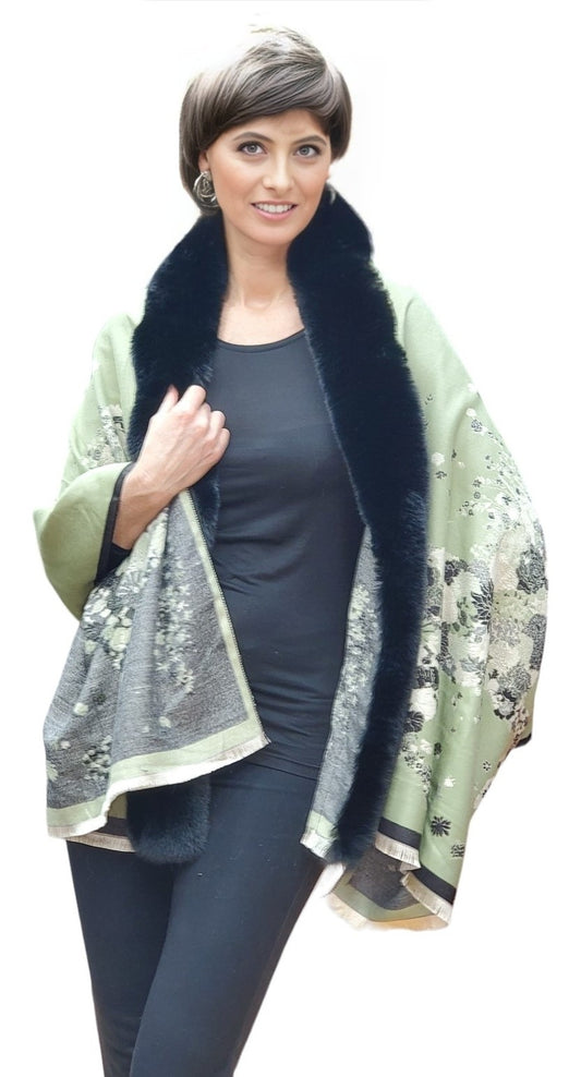 Shawl Style CLW005D Green