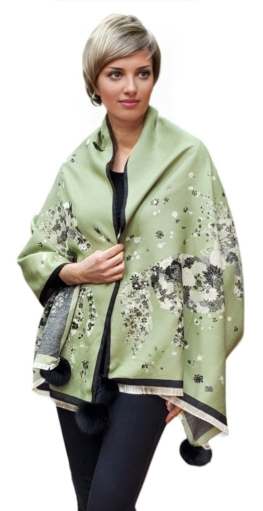 Shawl Style CLW005E Green