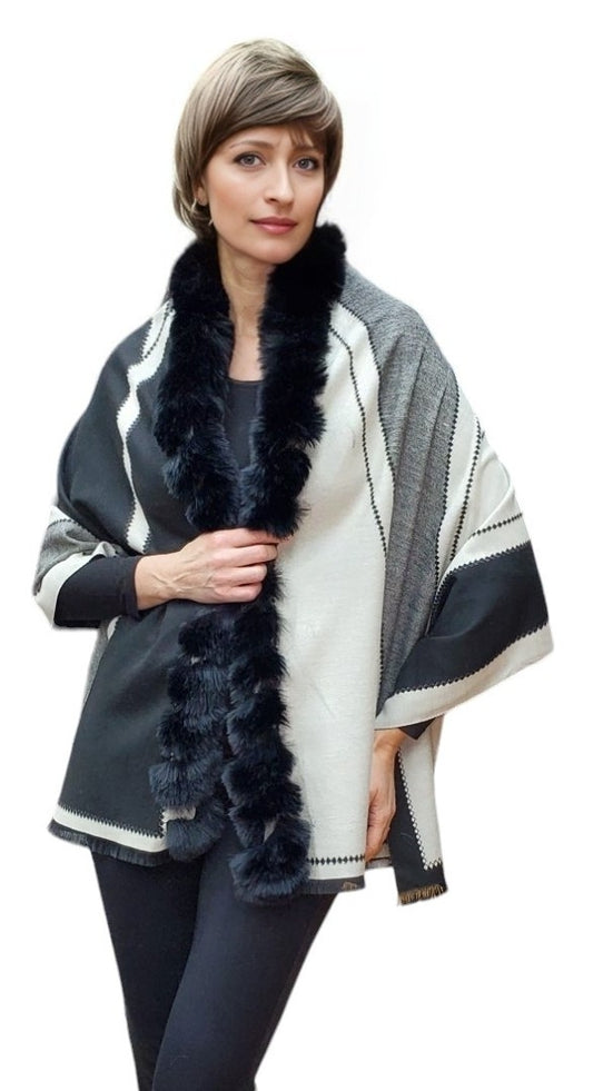 Shawl Style CLW007A Black