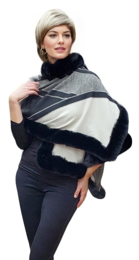 Shawl Style CLW007C Black