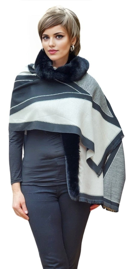 Shawl Style CLW007D Black