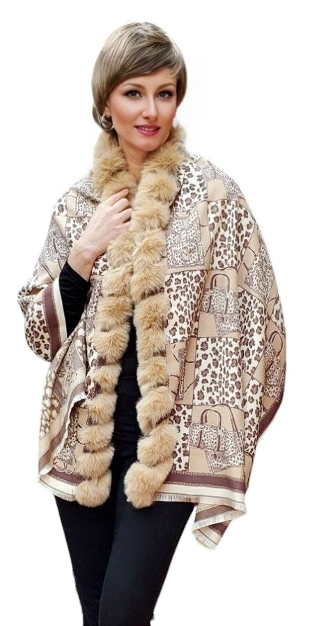 Shawl Style CLW008A Brown
