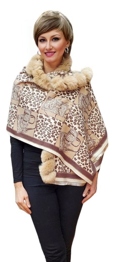Shawl Style CLW008A Brown