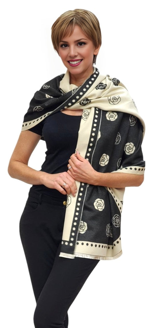 Shawl Style CLW306 Black