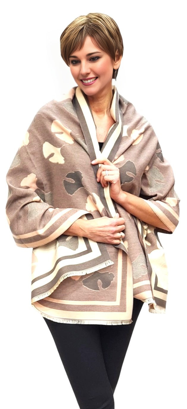 Shawl Style CLW308 Camel