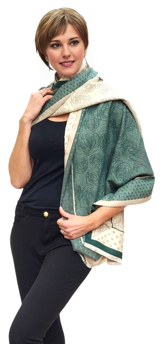 Shawl Style CLW310 Green