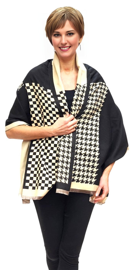 Shawl Style CLW313 Black