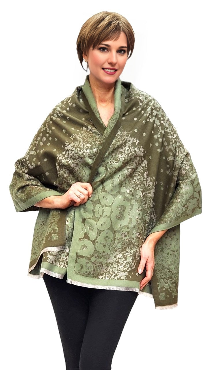 Shawl Style CLW314 Green
