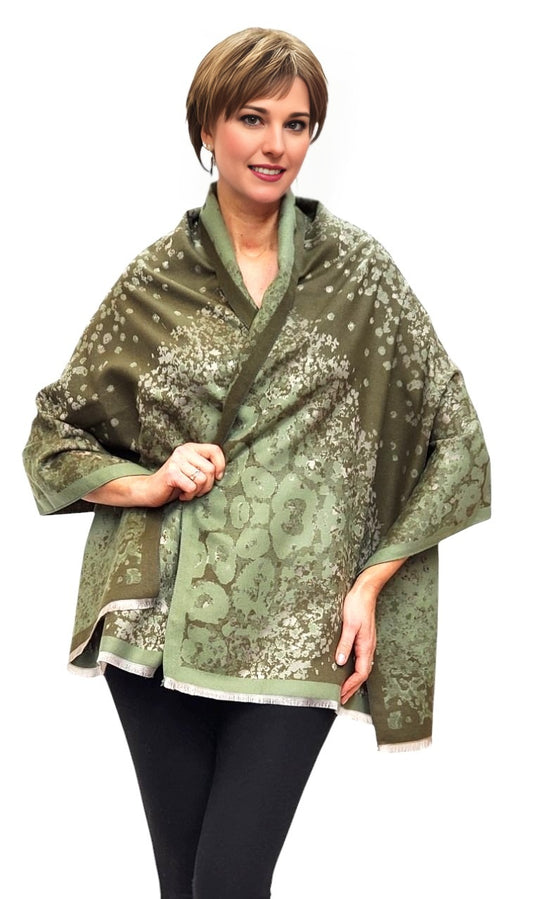 Shawl Style CLW314 Green
