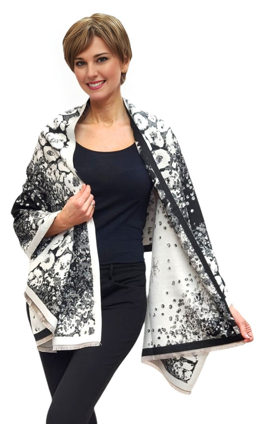 Shawl Style CLW314 White