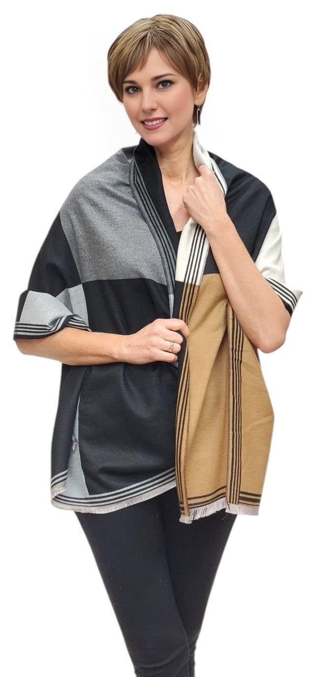 Shawl Style CLW316 Gray