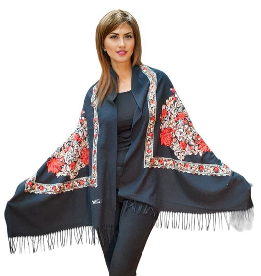 Shawl Style EM-SC-002 Black