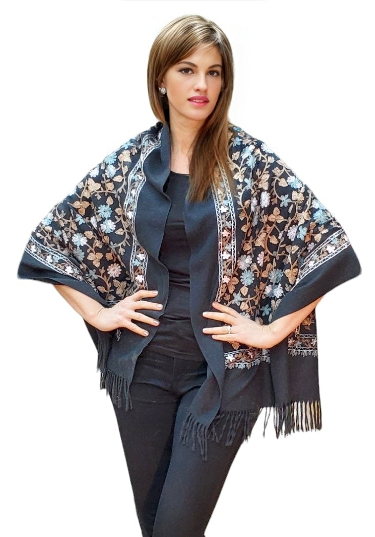 Shawl Style EM-SC-004 Black